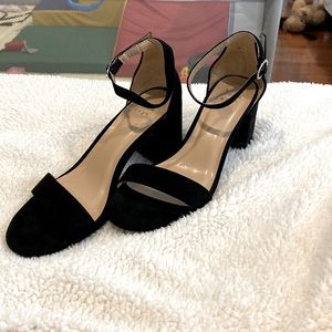A New Day black open toe high heels